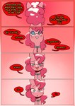 alternate_universe blue_eyes chain dialogue female female_feral feral fur furniture hair hooves interrogation interrogation_room offscreen_character pink_body pink_fur pink_hair simple_background smile solo speech_bubble table text sinful_pie cupcakes_(mlp_fanfic) friendship_is_magic hasbro my_little_pony earth_pony equid equine horse mammal pony 2025 absurd_res colored comic digital_drawing_(artwork) digital_media_(artwork) english_description english_text hi_res