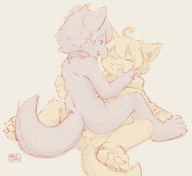 anal anal_penetration anthro ball_tuft biped cowgirl_position duo from_front_position male male/male male_penetrated male_penetrating male_penetrating_male on_bottom on_top pawpads paws penetration sex simple_background smile smiling_at_another smiling_at_partner tuft white_background young young_anthro young_male young_penetrated kirlecore canid canine canis mammal hi_res
