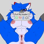 anthro anus breasts female fur genitals hair nipple_piercing nipples nude piercing pussy solo kyle_wolfz lucy_shine_(kyle_furs) lucy_shine_(kyle_wolfz) avian bird parrot 1:1 absurd_res hi_res