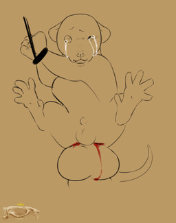 abdominal_bulge anal anal_penetration blood bodily_fluids bound crying disembodied_penis duo feral forced fur genitals grey_body grey_fur hands_tied knot knotted_penis male male/male penetration penis rape red_eyes sex solo_focus tears young ratkingofteeth mammal murid murine rat rodent hi_res