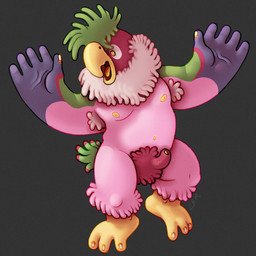 anthro armpit_hair armpit_showing avian_feet beak body_hair feathers feet flapping_penis foreskin genitals glans hairy happy male nipples penis pink_body pubes raised_arms silly_pose simple_background small_penis smile solo yellow_beak yellow_feet yellow_glans yellow_nipples ravuer soyuzmultfilm the_return_of_the_prodigal_parrot kesha_(the_return_of_the_prodigal_parrot) avian bird parrot 1:1 hi_res