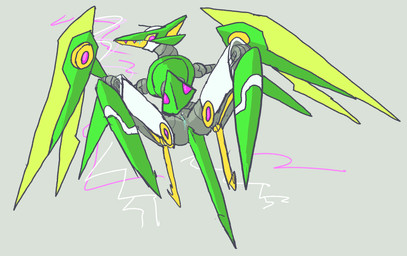 andromorph anthro bodily_fluids butt cybernetics drooling genital_fluids green_body intersex machine male presenting presenting_hindquarters saliva solo vaginal_fluids woodhouse3d capcom mega_man_(series) mega_man_zx hivolt_the_raptoroid avian bird cyborg pseudoroid reploid robot_anthro hi_res