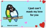 ambiguous_gender beak black_eyes duo feral heart_symbol holidays humor looking_at_viewer pun text birdcheese valentine's_day avian bird lovebird masked_lovebird parrot true_parrot 5:3 animated digital_media_(artwork) english_text low_res short_playtime