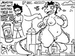 after_transformation aircraft annoyed anthro big_tail black_hair bottle bottomwear breasts city cityscape clothing cloud container crossgender dialogue drugs embarrassed erect_nipples eyelashes gender_transformation genitals growth gynomorph hair helicopter holding_object horn human_to_anthro implied_transformation intersex male mtg_transformation mti_crossgender mti_transformation nipples nude open_mouth pants penis pills scales small_penis species_transformation spiky_hair spots tail text thick_thighs tower transformation unimpressed vehicle worried dunnhier1 human kaiju mammal 2023 4:3 black_and_white english_text monochrome sequence