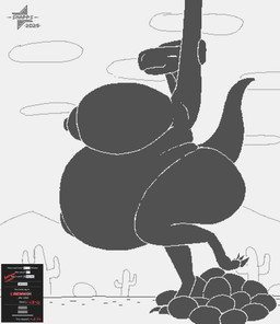 anthro areola big_breasts big_butt bodily_fluids breasts butt contractions detailed_background egg female huge_breasts huge_butt hyper hyper_pregnancy lactating milk navel nipples non-mammal_breasts non-mammal_lactation non-mammal_navel non-mammal_nipples nude oviposition pregnant pregnant_anthro pregnant_female projectile_lactation solo standing stretching tail thick_thighs vaginal_oviposition snapps google google_chrome dinosaur_(google_chrome) dinosaur prehistoric_species reptile scalie 2025 animated hi_res