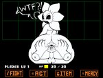 angry anus balls bent_over big_butt black_sclera blush blush_lines bodily_fluids butt disembodied_hand duo flower gameplay_mechanics genitals hand_on_butt looking_back male nude petals plant rear_view solo_focus speech_bubble spread_anus spreading thick_thighs white_eyes melomor undertale undertale_(series) flowey_the_flower elemental_creature elemental_humanoid flora_fauna flower_creature human humanoid mammal plant_humanoid 2023 4:3 absurd_res digital_media_(artwork) hi_res pixel_(artwork)