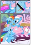 absurd_res aloe_(mlp) ambiguous_penetration blue_body blue_feathers blue_fur blush bodily_fluids collar comic cutie_mark dialogue dildo drooling earth_pony english_text equid equine feathered_wings feathers female female/female feral feral_on_feral french_kissing friendship_is_magic fur genital_fluids group hair hasbro hi_res horse incest_(lore) kissing lotus_(mlp) mammal multicolored_hair my_little_pony mythological_creature mythological_equine mythology pegasus penetration pony pyruvate quadruped rainbow_dash_(mlp) rainbow_hair saliva sex sex_toy sibling_(lore) strapon tail text twincest_(lore) twins_(lore) vaginal_fluids wings