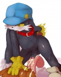 5_fingers ambiguous_gender anal anal_penetration anthro balls black_fur black_penis blush cat collar crying cum cum_on_face cum_on_hand cum_on_tongue dagasi erection feline fur gloves hat headgear klonoa klonoa_(series) long_ears looking_down male nude open_mouth orgasm penetration penis pink_penis shadow shiny spread_legs spreading standing tears tongue tongue_out video_games white_fur yellow_eyes
Rating: Explicit
Score: 6
User: toh
Date: August 22, 2013
