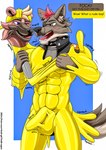 after_transformation bound bulge criminal dronesuit dummy encasement hero latex male null_bulge punishment solo toysuit transformation 1234hdpa hr xedryk canid canine canis goo_creature hyena mammal wolf hi_res