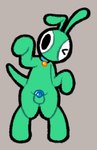 anthro blue_chastity_cage blue_collar caged chastity_cage chastity_cage_only chastity_device chastity_device_only collar long_tail male neckwear nude solo tail thick_outline wearing_chastity_cage wearing_chastity_device hhbrother manny_(hhbrother) arthropod insect mantis sketch
