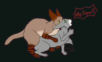 bite bodily_fluids claws crying duo female feral forced fur male male/female open_mouth penetration rape scruff sex tears text toe_claws m1lkb4rk warriors_(book_series) finleap_(warriors) twigbranch_(warriors) domestic_cat felid feline felis mammal digital_drawing_(artwork) digital_media_(artwork) young_(lore)
