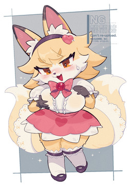 2_tails accessory alternative_fashion anthro big_breasts black_clothing black_footwear black_shoes blonde_hair blush blush_lines bodily_fluids bow_ribbon breast_grab breasts brown_body brown_fur clothing dipstick_ears dipstick_tail dress dress_shoes ear_markings embarrassed eyebrow_through_hair eyebrows eyelashes female female_anthro footwear frilly frilly_clothing frilly_legwear frilly_stockings fur furgonomics gem gloves_(marking) grabbing_own_breast hair hair_accessory hairband hand_on_breast heart_symbol inner_ear_fluff j-fashion kemono lace legwear lolita_(fashion) looking_down magical_girl_outfit markings multi_tail multicolored_ears open_mouth orange_eyes pink_clothing puffy_sleeves simple_background snout solo sparkles stockings sweat sweatdrop sweet_lolita tail tail_accessory tail_markings text translucent translucent_clothing translucent_hair tuft white_background white_body white_clothing white_fur yellow_body yellow_fur ananna0031 mahou_shoujo_full_heart kokon canid canine fox mammal 2025 distracting_watermark english_text hi_res japanese_text portrait watermark