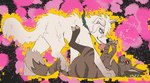 duo feral interspecies komahina male male/male relationship ship vehicle watercraft g0reskin danganronpa spike_chunsoft hajime_hinata nagito_komaeda canid canine felid feline mammal hi_res