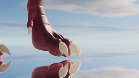 3_toes anthro areola barely_visible_genitalia barely_visible_vulva big_areola big_breasts blue_sky breasts brown_areola brown_body brown_nipples brown_scales butt claws colored_nails feet female genitals glowing glowing_eyes grin grinning_at_viewer looking_at_viewer muscular_legs nails navel nipples non-mammal_breasts non-mammal_navel non-mammal_nipples non-mammal_vulva pupils reflective_floor scales sharp_teeth sky slit_pupils smile smiling_at_viewer solo tail teeth toes vulva walking white_nails yellow_eyes 1heart6minds talia_(1heart6minds) dinosaur prehistoric_species reptile scalie 16:9 3d_(artwork) 3d_animation animated digital_media_(artwork) hi_res no_sound short_playtime webm widescreen