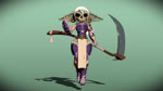 4_fingers 4_toes armor bone clothed clothing fantasy feet female fingers goblin_female green_body green_skin hair magic_user mask melee_weapon necromancer not_furry polearm scythe short_stack skull skull_mask solo toes weapon palurdas_arts goblin humanoid 16:9 3d_(artwork) 3d_animation animated blender_(artwork) digital_media_(artwork) hi_res no_sound short_playtime substance_painter_(artwork) webm widescreen