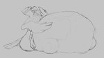 4_toes abdominal_bulge anthro anthro_pred avian_feet beak belly belly_on_ground big_belly biped car claws digitigrade eyebrows feather_hands feathered_wings feathers feet grey_background huge_belly hyper hyper_belly male male_pred narrowed_eyes nude object_vore open_beak open_mouth oral_vore overweight overweight_anthro overweight_male scutes side_view simple_background soft_vore solo swallowing tail tail_feathers talons thick_thighs toe_claws toes vehicle vore wings zygodactyl saphiros ossie_(cayefisheater) accipitriform avian bird osprey 2020 black_and_grey digital_media_(artwork) monochrome sketch