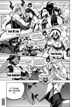 areola areola_slip big_breasts breasts clothed clothed_female clothed_human clothing dialogue electronics female gesture gloves group handwear headphones mask nipple_outline nipple_slip not_furry salute speech_bubble superhero text wearing_mask yoyoro my_hero_academia mythology asui_tsuyu ibara_shiozaki kaoruko_awata kendo_itsuka kinoko_komori kyoka_jiro moe_kamiji momo_yaoyorozu nejire_hado nemuri_kayama ochaco_uraraka ryuko_tatsuma takeyama_yu tokage_setsuna animal_humanoid dragon dragon_humanoid human humanoid mammal mythological_creature mythological_scalie scalie 2026 absurd_res black_and_white comic english_text hi_res monochrome