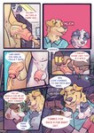 alcohol aloha_shirt anthro bar bathroom belly beverage blep blush bodily_fluids clothing container cuckold cup dating dialogue drinking_glass embarrassed floppy_ears genital_fluids genitals glass glass_container glass_cup group half-erect holding_penis humiliation male male/male pattern_clothing pattern_shirt pattern_topwear peeing penis penis_size_difference restaurant romantic romantic_couple shirt stare text tongue tongue_out topwear trio urine vein veiny_penis whiskey whiskey_glass baileyx bird_dog border_collie canid canine canis collie domestic_dog golden_retriever herding_dog hunting_dog jack_russell_terrier mammal pastoral_dog retriever sheepdog terrier absurd_res comic english_text hi_res