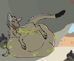 belly big_belly burping cave egg female feral feral_pred forked_tongue full_stomach gurgle_(sound_effect) huge_belly nest paws rattle_(anatomy) soft_vore solo tongue vore zehfox fallout microsoft aster_(zehfox) fire_gecko_(fallout) gecko_(fallout) night_stalker_(fallout) 6:5 absurd_res digital_media_(artwork) hi_res