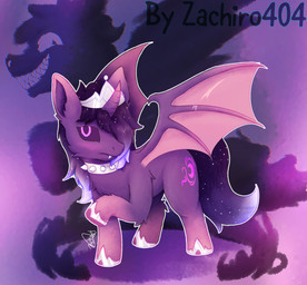 bat_wings choker cosmic_hair crown cutie_mark dark_magic ethereal_hair fangs feral fur gradient_hair hair headgear hooves horn jewelry male membrane_(anatomy) membranous_wings necklace outline purple_background purple_body purple_fur simple_background solo spiked_choker teeth tiara unicorn_horn white_outline wings zachiro404 hasbro my_little_pony mythology fan_character whisper_shade_(zachiro404) bat_pony equid equine horse hybrid mammal mythological_creature mythological_equine pony winged_unicorn absurd_res chromatic_aberration hi_res signature watermark