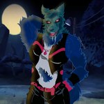 anthro blue_body blue_fur bodily_fluids clothing drooling forest fur gloves handwear male moon muscular night plant red_eyes saliva solo torn_clothing tree mark_ann_173 born_to_be_wild_(steppenwolf_song) just_dance mythology ubisoft lycan_(just_dance) canid canine canis mammal mythological_canine mythological_creature werecanid werecanine werecreature werewolf wolf