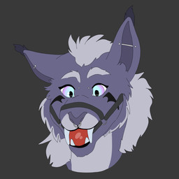 ball_gag druid ear_piercing ear_tuft facial_piercing fangs feet female feral feral_druid fur gag gagged hair magic_user multicolored_eyes nose_piercing piercing purple_body purple_fur purple_hair septum_piercing simple_background solo teeth tribal_spellcaster tuft whiskeros elisanna domestic_cat druid_(feral) felid feline felis mammal night_elf_(feral) pantherine 1:1 headshot_portrait hi_res portrait