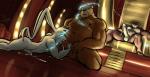 abs anthro anthro_on_anthro athletic balls biceps big_muscles big_penis black_body black_fur black_nose bodily_fluids brown_body brown_fur butt cum cum_in_mouth cum_inside cum_on_ground cum_on_penis cum_while_penetrated cumshot dripping ejaculation erection eyes_closed fellatio fur genital_fluids genitals group group_sex hand_on_penis hands-free head_in_crotch huge_penis humanoid_genitalia humanoid_penis hypnosis interspecies kneeling leaking_cum long_story lying male male/male male_penetrated male_penetrating male_penetrating_male masturbation mind_control musclegut muscular muscular_male nipples nude on_front on_ground open_mouth oral oral_orgasm orange_body orange_fur orgasm pecs penetration penile penile_masturbation penis pink_nose scar sex sitting smile spread_legs spreading stripes threesome trio white_body white_fur bgn dusty_revenge_(copyright) craven_dusty_revenge_(character) dusty_dusty_revenge_(character) rondel_dusty_revenge_(character) bear felid lagomorph leporid mammal pantherine rabbit tiger 2014 story story_in_description
