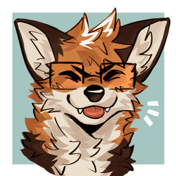 blep canine_teeth eyewear feral fur glasses looking_at_viewer male scrunchy_face simple_background smile smiling_at_viewer solo teeth teeth_showing tongue tongue_out wearing_glasses white_body white_fur atkaso pedro_(atkaso) canid canine fox mammal red_fox true_fox 1:1 2025 digital_media_(artwork) hi_res
