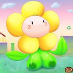 big_breasts breasts female flower inverted_nipples nipples not_furry plant solo flowerfondler mario_bros nintendo yoshi's_island elemental_creature flora_fauna flower_creature 1:1 hi_res