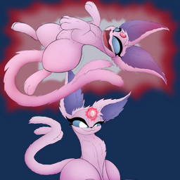assimilation butt clone corruption drain duo feral gender_transformation hypnosis mind_control thick_thighs transformation twinning allbadbadgers conditional_dnp nintendo pokemon iq eeveelution espeon generation_2_pokemon pokemon_(species) 1:1 absurd_res alpha_channel hi_res story story_in_description trans_(lore)