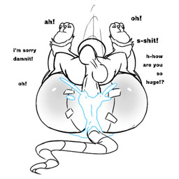 anthro duo male male/male mad_rat_dead nippon_ichi_software mad_rat_(mad_rat_dead) human mammal murid murine rat rodent 1:1 hi_res