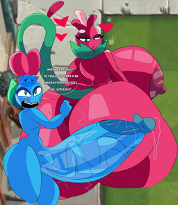 big_breasts big_butt big_penis blue_body braces breasts butt duo female genitals huge_breasts huge_butt huge_penis male male/female penis pink_body plant tail text vein veiny_penis wannapossums electronic_arts plants_vs._zombies popcap_games blooming_heart electric_blueberry elemental_creature flora_fauna hi_res spanish_text stepmother_(lore) stepmother_and_stepchild_(lore) stepmother_and_stepson_(lore) stepparent_(lore) stepparent_and_stepchild_(lore) stepparent_and_stepson_(lore) stepson_(lore)