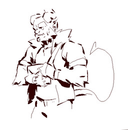 2_horns bottomwear clothed clothed_humanoid clothed_male clothing eyebrows facial_hair fingerless_gloves front_view fully_clothed fully_clothed_humanoid fully_clothed_male gloves handwear head_horn horn jacket male open_clothing open_jacket open_topwear shirt sideburns simple_background solo thick_eyebrows topwear underbite white_background kingarthur_i ior_(kingarthur_i) humanoid 2023 digital_drawing_(artwork) digital_media_(artwork) portrait sketch three-quarter_portrait
