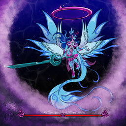 anthro armor boss_fight cloud female female/female inconvient_armor solo foxeslovecake mythology calliope_storm dragon mythological_creature mythological_scalie scalie hi_res