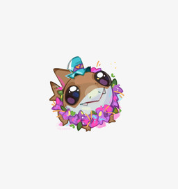 ambiguous_gender blue_clothing blue_hat blue_headwear chibi clothing countershade_torso countershading feral happy hat headgear headwear lei looking_at_viewer simple_background smile solo tiny_hat white_background fayyabonk marvel marvel_rivals jeff_the_land_shark fish marine shark 2025 absurd_res digital_drawing_(artwork) digital_media_(artwork) hi_res male_(lore)