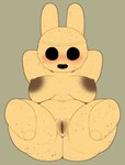 anthro areola big_areola big_breasts blush breasts butt empty_eyes female genitals looking_at_viewer nipples nude pussy simple_background slightly_chubby slightly_chubby_female solo tan_body thick_thighs pururing animal_crossing nintendo coco_(animal_crossing) gyroid lagomorph leporid mammal rabbit hi_res