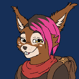anthro backpack female solo shiashnaky sqeek_twitchslice mammal rodent sciurid tree_squirrel 1:1 animated animated_gif digital_media_(artwork) low_res pixel_(artwork) pixel_animation short_playtime