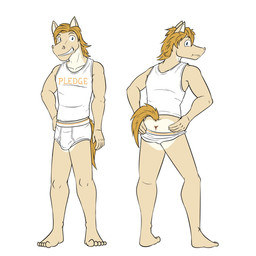 anthro anus bare_butt blonde_hair blue_eyes briefs butt clothed clothing detailed_anus hair hand_on_butt hand_on_own_butt horse_tail long_hair looking_at_viewer looking_back male partially_clothed presenting presenting_anus presenting_hindquarters shirt simple_background smile smiling_at_viewer solo spread_anus spread_butt spreading spreading_own_butt standing tail tank_top text text_on_clothing text_on_topwear topwear underwear underwear_down white_briefs white_clothing white_underwear fuze chris_(fuze) equid equine horse mammal 1:1 hi_res