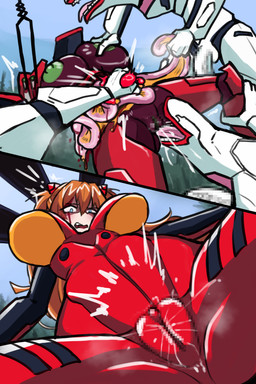 big_breasts blood bodily_fluids breasts camel_toe clothing cunnilingus death female forced genitals gore green_nipples guts hair intestines melee_weapon necrophilia nipples oral orange_hair organs polearm rape red_clothing red_skinsuit sex skinsuit snuff spear tight_clothing uterus vaginal vulva weapon skarma neon_genesis_evangelion asuka_langley_soryu evangelion_(cyborg) human mammal mass_production_eva 2:3 absurd_res censored hi_res mosaic_censorship