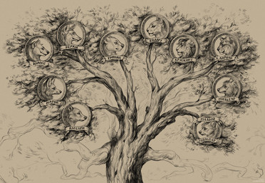 ambiguous_gender anthro cheek_tuft facial_tuft mouth_closed narrowed_eyes neck_tuft plant side_view solo text tree tuft lostgoose bear canid canine felid lion mammal pantherine species_request 2024 cyrillic_text dated hi_res monochrome multiple_images signature
