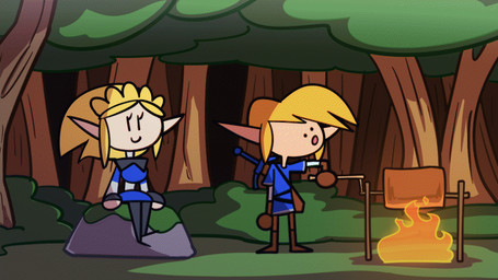 absorption_vore anthro big_breasts breast_transformation breasts butt_transformation dissolving_clothing duo female goo_transformation huge_breasts male merging possession pussy_transformation slime transformation vore sachasketchy nintendo the_legend_of_zelda link princess_zelda chuchu goo_creature humanoid animated short_playtime