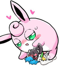 ambiguous_feral ambiguous_gender ambiguous_penetration biped bipedal_feral black_body blush countershading covering covering_mouth covering_own_mouth covering_self cum_pool doggystyle duo feathered_wings feathers feral from_behind_position green_eyes half-closed_eyes head_tuft heart_symbol hearts_around_head larger_male looking_at_another looking_at_partner male multicolored_body narrowed_eyes penetration pink_body sex simple_background size_difference smaller_ambiguous smaller_feral three-quarter_view tuft two_tone_body white_background white_body white_countershading wings badwingm nintendo pokemon chatot generation_1_pokemon generation_4_pokemon pokemon_(species) wigglytuff 2026 cel_shading digital_drawing_(artwork) digital_media_(artwork) low_res shaded