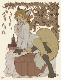 4_toes 5_fingers anthro biped blue_eyes brown_body brown_fur brown_hair brown_tail claws clothed clothed_anthro clothed_male clothing feet finger_claws fingers front_view fur hair inner_ear_fluff looking_at_viewer male rococo_clothing smile solo tail teeth toe_claws toes topwear tuft tatujapa edgar_vladilisitsa canid canine fox mammal 2025 digital_drawing_(artwork) digital_media_(artwork) hi_res signature