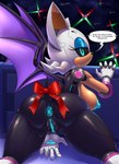 anthro dialogue female machine robotization solo text mykiio sega sonic_the_hedgehog_(series) mecha_rouge rouge_the_bat android bat mammal robot robot_anthro english_text hi_res