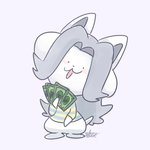 clothed clothing hair solo white_body thegreatrouge undertale undertale_(series) temmie_(undertale) mammal tem 1:1