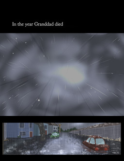 car flooding raining text vehicle zero_pictured frist44 night_in_the_woods comic english_text hi_res