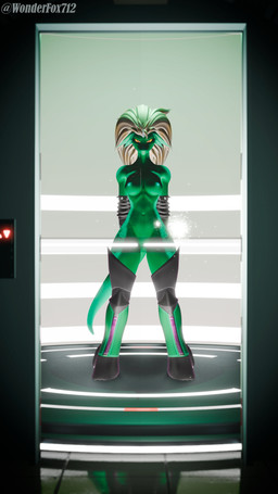 anthro blonde_hair breasts elevator female green_body green_scales hair medium_breasts navel nipples non-mammal_breasts non-mammal_navel non-mammal_nipples scales solo yellow_eyes wonderfox712 warfaremachine_(modeler) mythology sevan_(warfaremachine) dragon ghost mythological_creature mythological_scalie scalie spirit 3d_(artwork) 4k 9:16 absurd_res blender_(artwork) digital_media_(artwork) hi_res