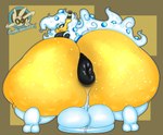 anthro anus backsack balls big_balls big_butt biped butt genitals huge_butt huge_hips huge_thighs hyper hyper_butt hyper_hips hyper_thighs looking_back male perineum puffy_anus rear_view simple_background solo thick_thighs wide_hips bumbsspaceship nintendo pokemon generation_6_pokemon mega_ampharos mega_evolution pokemon_(species) 2023 digital_media_(artwork) hi_res