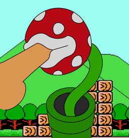 ambiguous_gender duo fellatio genitals lips male oral oral_penetration penetration penile penis pipe plant sex thick_lips crytonic mario_bros nintendo elemental_creature flora_fauna human mammal piranha_plant 2d_animation animated
