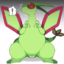 3_fingers balls biped blush chastity_cage chastity_device claws exclamation_point feral fingers front_view genitals green_body grey_background male micropenis narrowed_eyes nervous non-mammal_balls nude penis semi-anthro simple_background sitting small_penis solo tail thick_thighs wings nak_anust mythology nintendo pokemon dragon flygon generation_3_pokemon mythological_creature mythological_scalie pokemon_(species) scalie 1:1 digital_media_(artwork) full-length_portrait portrait